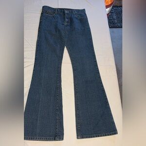 Calvin Klein Jeans - Size 5 - Low Rise Flare Dark Stone Wash